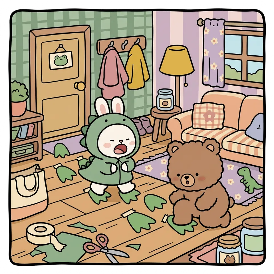 공룡 색칠공부 도안 – 공룡 되어 쿵쿵 걷기 · 곰이랑 토끼랑