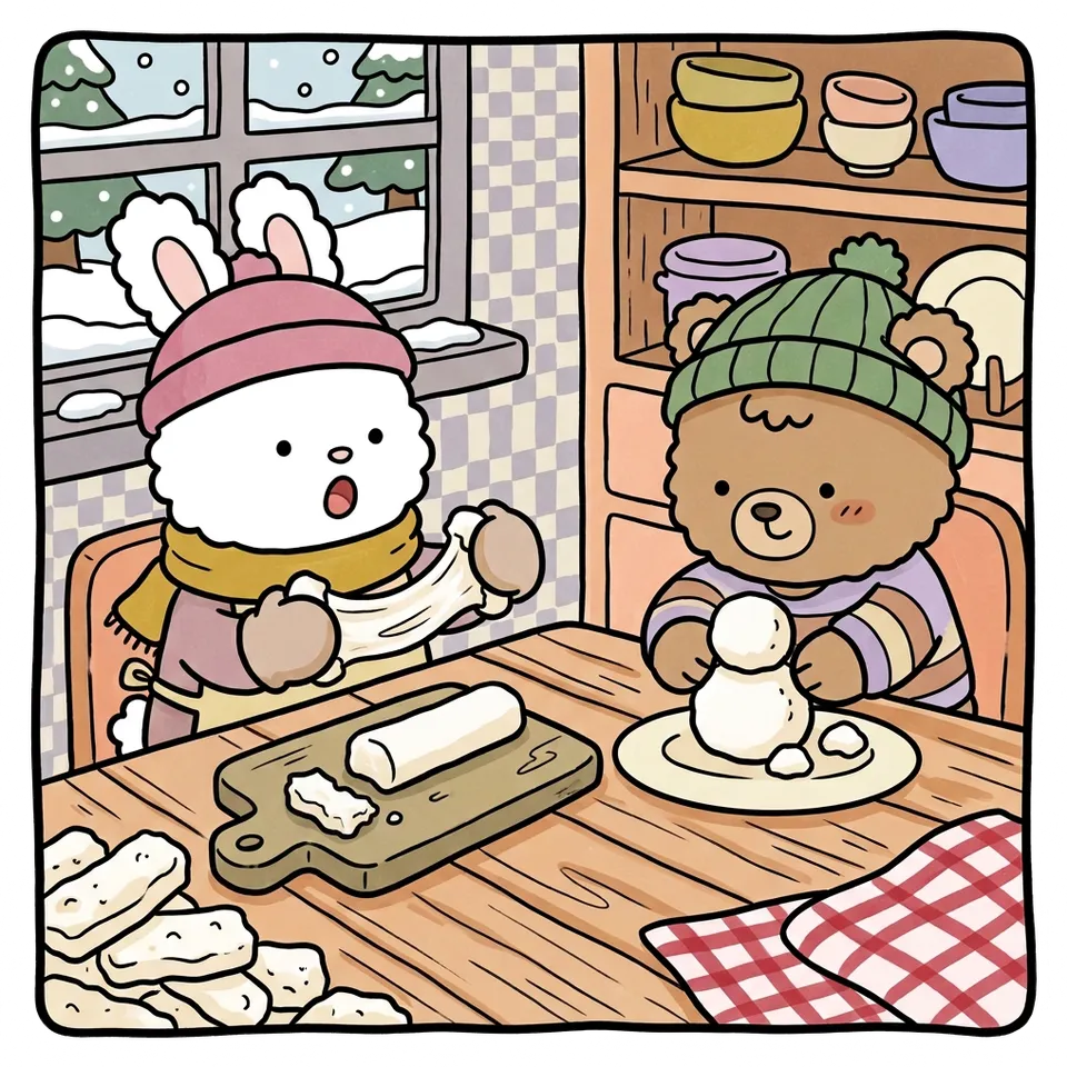 송편 색칠공부 도안 – 안 잘려요, 그럼 손으로 · 곰이랑 토끼랑